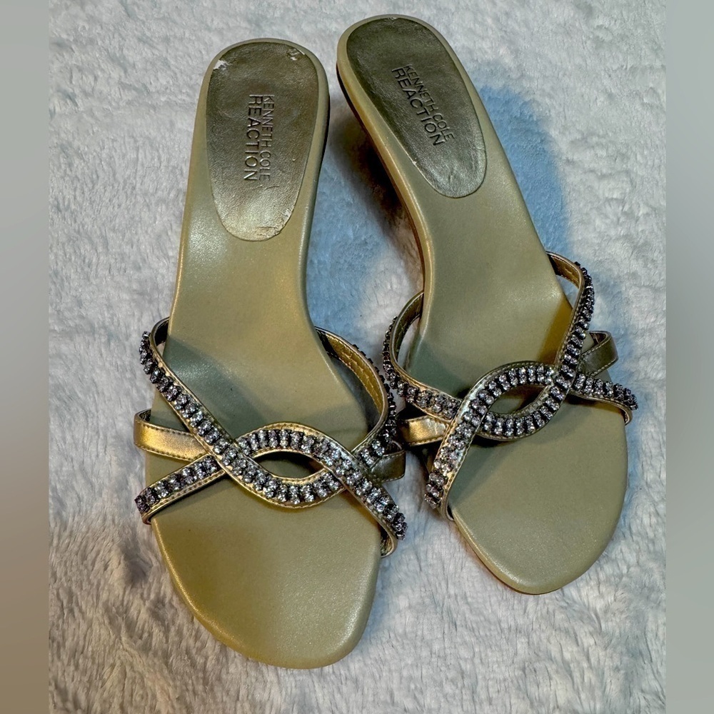 Kenneth Cole Kitten Heel Open Toe 🌟✨✨🌟Size 7.5 NWOT